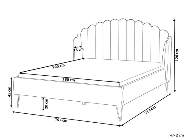 Parisänky vaaleanpunainen 180 x 200 cm samettiverhoilu metallijalat sälepohja tuftattu retro