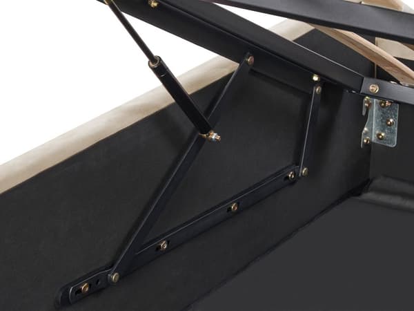 Seng Grå Velour 180 x 200 cm Moderne Blød Dobbeltseng med Opbevaring Diamant Rombe Mønster Quiltet Sengeramme Soveværelse Inspiration