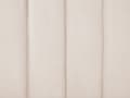 Miniatyrbillede 10 af 10: Seng Beige Velour 180 x 200 cm Moderne To Mands Seng Kanal Tuftet Sengegavl Dobbeltseng Sengeramme Retro Design Metalben