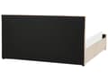 Pikkukuva 7 / 11: Sänky säilytystilalla beige sametti 180 x 200 cm sälepohja timanttitikattu sängynpääty moderni tyyli
