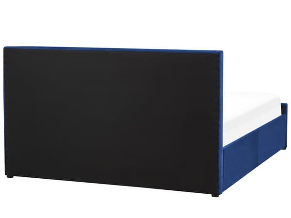 Seng Dobbeltseng Rosa Fløyel 160 x 200 cm Oppbevaring med lamellbunn Sengegavl Hodegavl