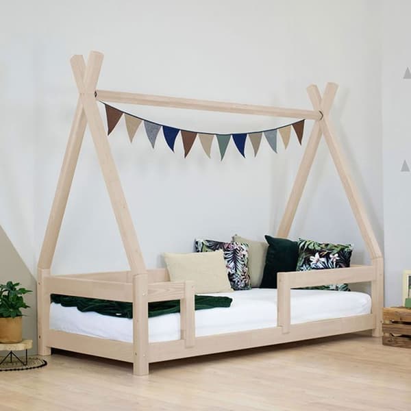 NAKANA barnhyttsäng 90 x 190 beige