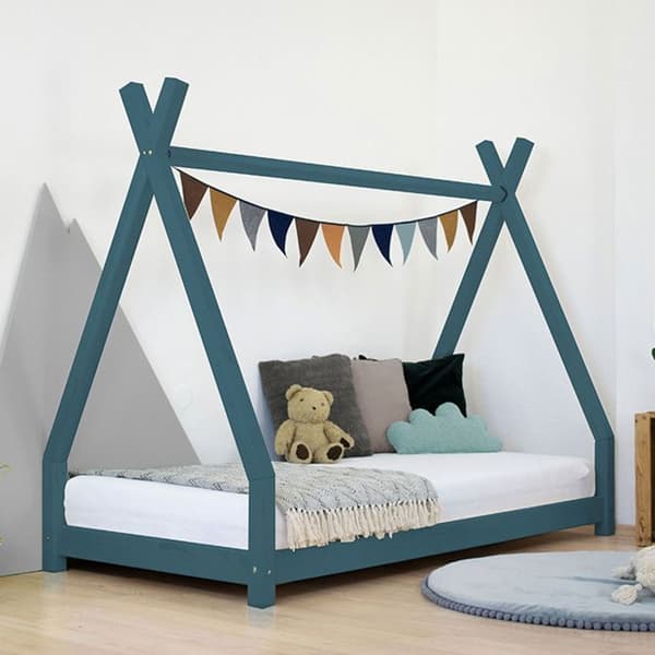 NAKANA barnsäng 90 x 160 bensingrön
