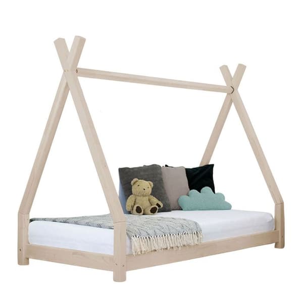 NAKANA tipi-säng för barn 90 x 200 beige