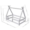 Miniatyrbild 4 av 4: NAKANA barnhyttsäng 90 x 200 bensingrön