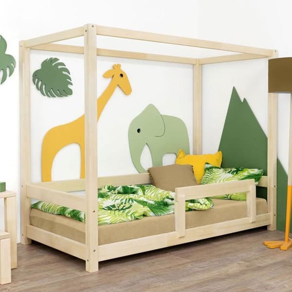BUNKY barnhyttsäng 80 x 160 lackad