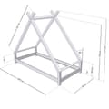 Miniatyrbild 4 av 4: TAHUKA tipi-säng för barn 90 x 200 salviagrön