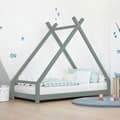 Miniatyrbild 2 av 4: TAHUKA tipi-säng för barn 90 x 200 salviagrön