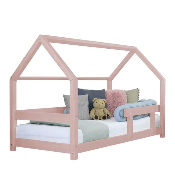 TERY barnhyttsäng 80 x 160 pastellrosa