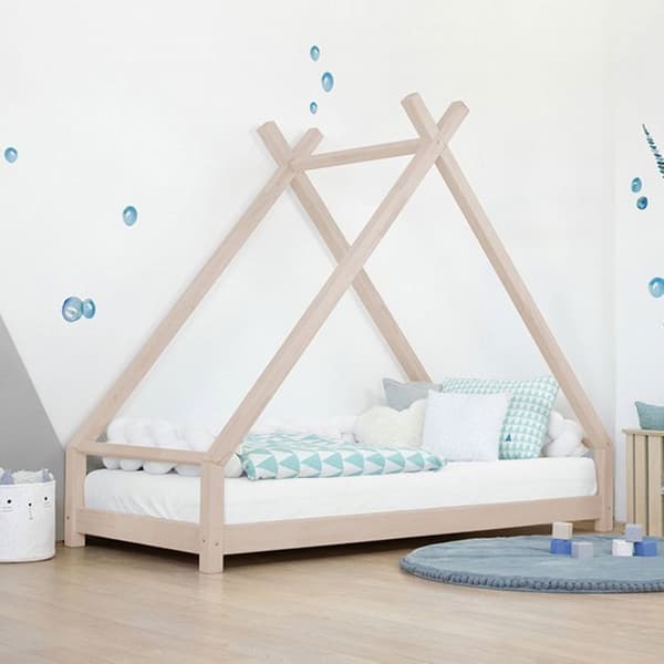 TAHUKA tipi-säng för barn 120 x 180 beige