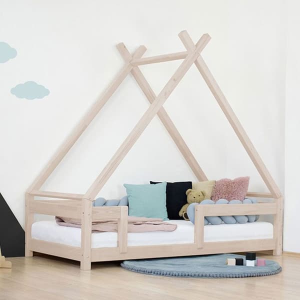 TAHUKA barnhyttsäng 80 x 180 beige