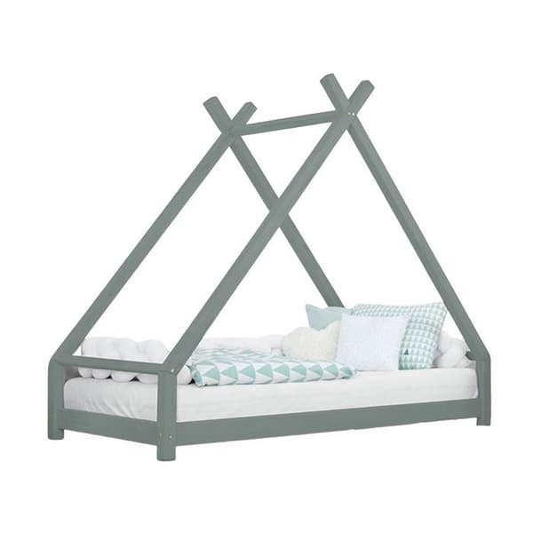 TAHUKA barn tipi säng 90 x 160 salvia grön