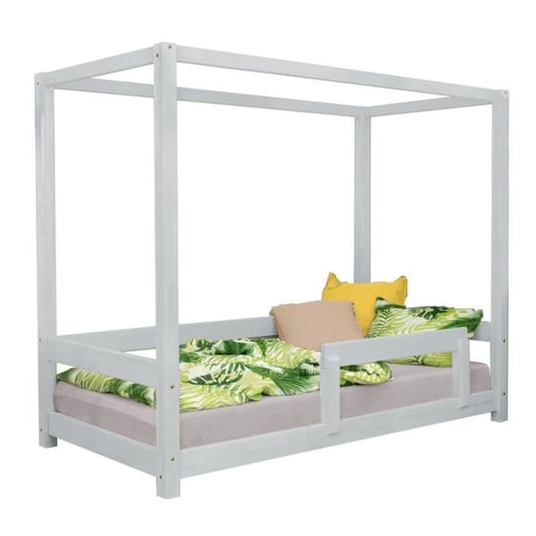 BUNKY barnhyttsäng 80 x 180 ljusgrå