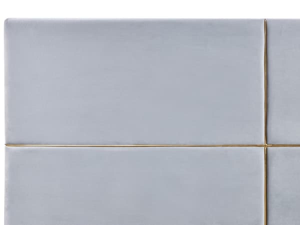 Parisänky vaaleanharmaa 168 x 214 x 120 cm sametti MDF sälepohja säilytystila laatikot 160 x 200 glamour