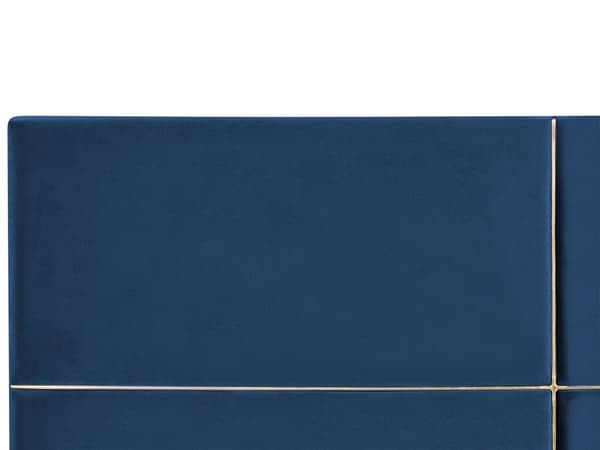 Parisänky laivastonsininen 188 x 214 x 120 cm sametti MDF sälepohja säilytystila laatikot 180 x 200 glamour