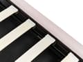 Miniatyrbild 8 av 11: Enkelsäng Rosa Sammetsklädsel Ram med Förvaring Nåltrimmad Kristallknappar Sovrum Modern Glam