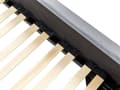 Miniatyrbild 7 av 9: Enkelsäng Grå Sammetsklädsel Ram Nåltrimmad Kristallknappar Sovrum Modern Glam