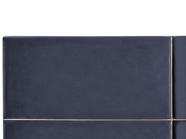 Sängram Svart Sammet 160 x 200 cm EU King Size med förvaring och lådor