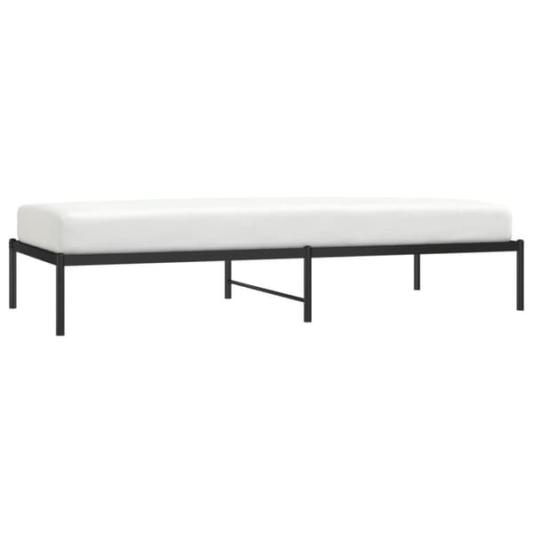 vidaXL Sengeramme svart metall 90x200 cm