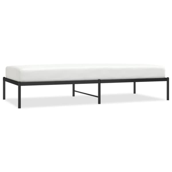 vidaXL Sengeramme svart metall 90x200 cm
