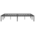 Miniatyrbilde 6 av 8: vidaXL Sengeramme i metall svart 140x200 cm