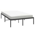 Miniatyrbilde 3 av 8: vidaXL Sengeramme i metall svart 120x190 cm