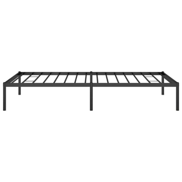 vidaXL Metallinen sängynrunko musta 100x190 cm
