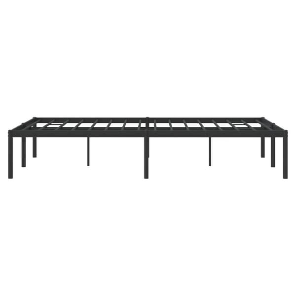 vidaXL sengeramme 120x200 cm metal sort