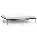 Miniatyrbillede 1 af 8: vidaXL sengeramme 200x200 cm metal sort