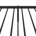 Pikkukuva 8 / 9: vidaXL Metallinen sängynrunko päädyllä musta 75x190 cm