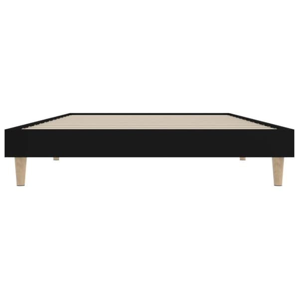 vidaXL Sengeramme svart 100x200 cm konstruert tre