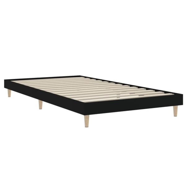 vidaXL Sengeramme svart 90x200 cm konstruert tre