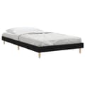 Miniatyrbilde 5 av 9: vidaXL Sengeramme svart 90x200 cm konstruert tre