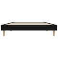 Miniatyrbilde 6 av 9: vidaXL Sengeramme svart 90x200 cm konstruert tre