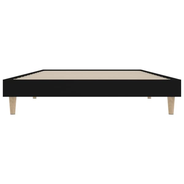 vidaXL Sengeramme svart 90x200 cm konstruert tre