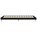 Miniatyrbilde 7 av 9: vidaXL Sengeramme svart 90x200 cm konstruert tre