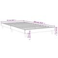 Miniatyrbilde 9 av 9: vidaXL Sengeramme svart 90x200 cm konstruert tre