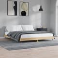 Miniatyrbilde 3 av 9: vidaXL Sengeramme sonoma eik 200x200 cm konstruert tre