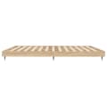 Miniatyrbilde 7 av 9: vidaXL Sengeramme sonoma eik 200x200 cm konstruert tre