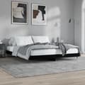 Miniatyrbilde 2 av 9: vidaXL Sengeramme svart 120x200 cm konstruert tre
