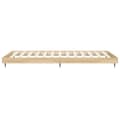 Miniatyrbilde 7 av 9: vidaXL Sengeramme sonoma eik 100x200 cm konstruert tre