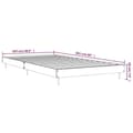 Miniatyrbilde 9 av 9: vidaXL Sengeramme sonoma eik 100x200 cm konstruert tre