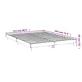 Miniatyrbillede 11 af 11: vidaXL sengeramme 150x200 cm uden madras konstrueret træ sonoma-eg