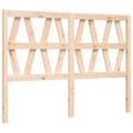 Miniatyrbilde 8 av 11: vidaXL Sengeramme med hodegavl 140x190 cm heltre