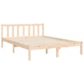 Miniatyrbilde 9 av 11: vidaXL Sengeramme med hodegavl 140x190 cm heltre