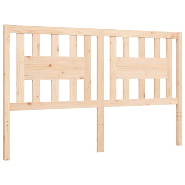 vidaXL Sengeramme med hodegavl 160x200 cm heltre
