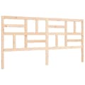 Miniatyrbilde 9 av 11: vidaXL Sengeramme med hodegavl 200x200 cm heltre