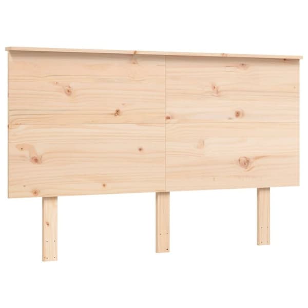 vidaXL Sengeramme med hodegavl 140x200 cm heltre