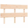 Miniatyrbilde 9 av 11: vidaXL Seniorseng med hodegavl small double heltre