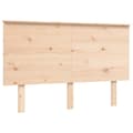 Miniatyrbilde 9 av 11: vidaXL Sengeramme med hodegavl 4FT small double heltre
